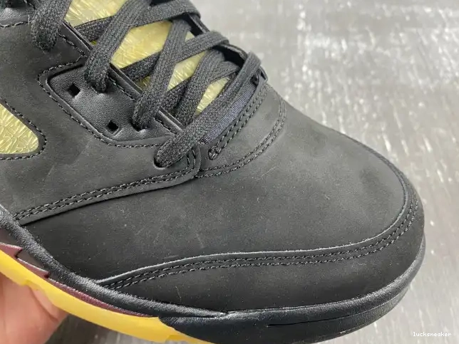 Reps LUCY A Ma Maniere x Air FD1330-001 Jordan 5 Black 0412